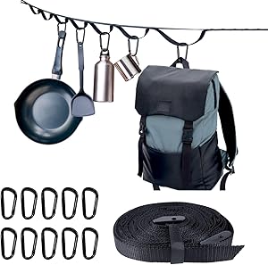 Camping Storage Strap Organizer for Campsite Backyard Garage